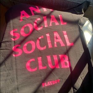 Black Anti Social Social Club x Playboi Tee